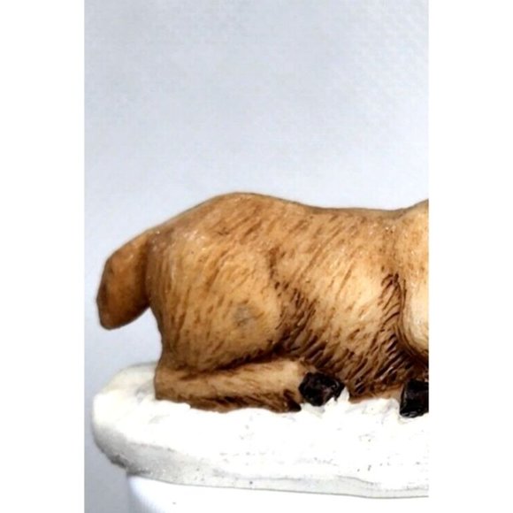 Lemax Kneeling Deer Miniature Shelf Sitter Home Decor Animal - Picture 3 of 12